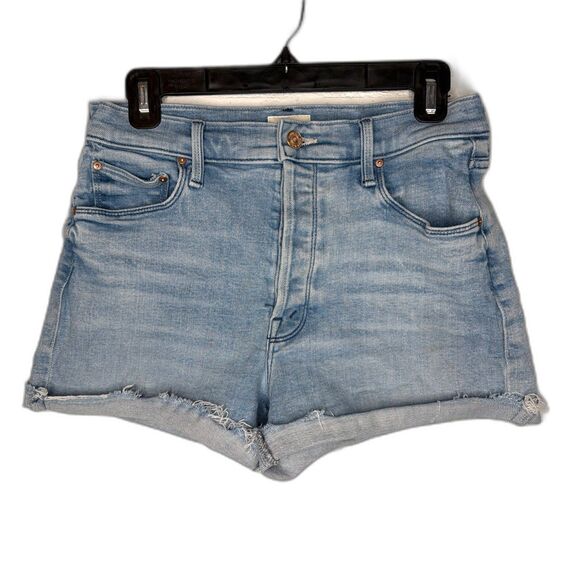 Mother Pants - Mother Jeans The Proper Short in Cutting Glass 27 Button Fly Festival Coastal